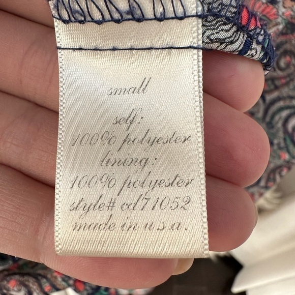 STITCHFIX Spaghetti Strap Maxi | Paisley Print | Small | GUC - Picture 10 of 11